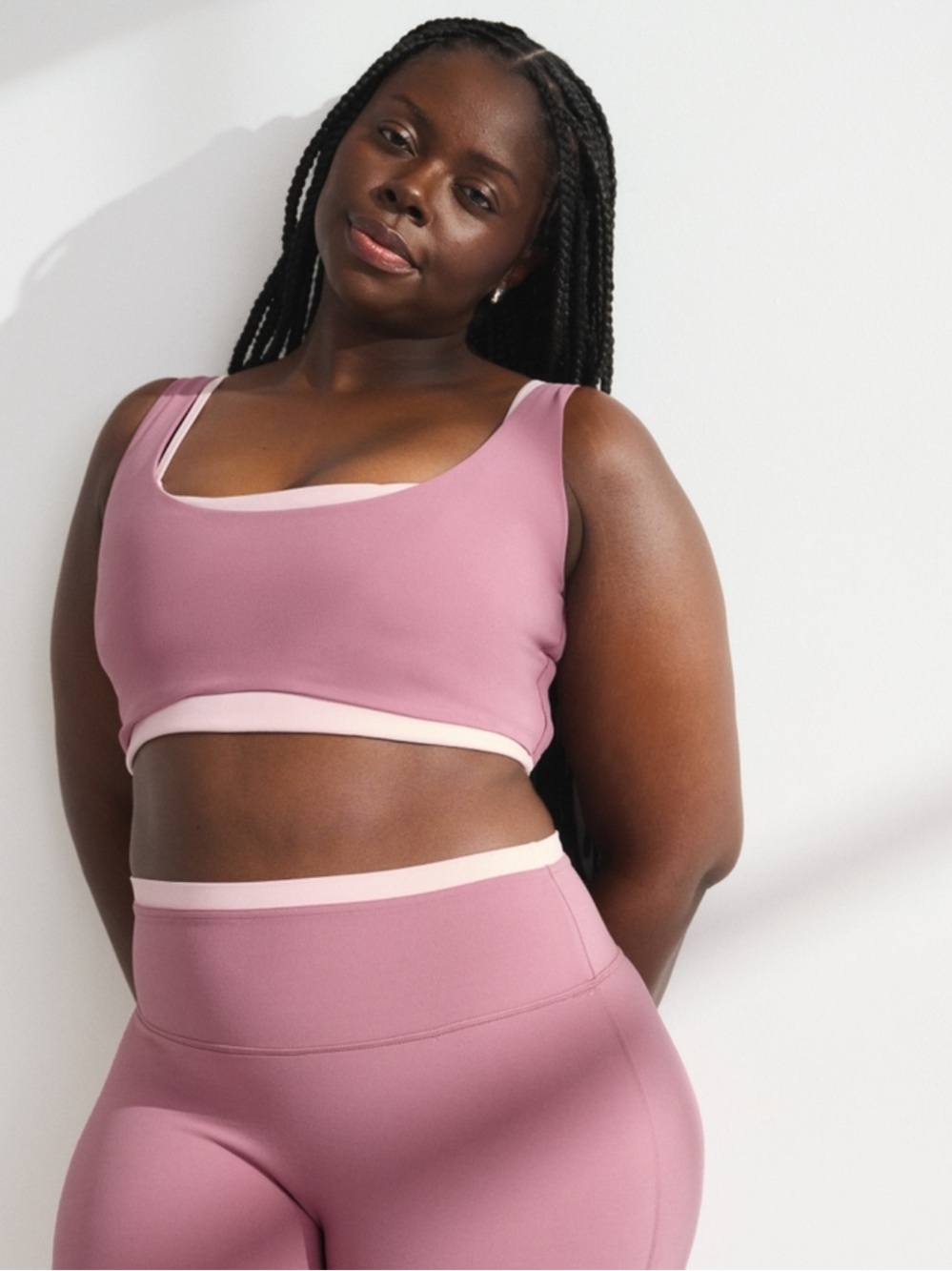 YPB studioFLEX Curve Love
Double-Layered Sports Bra - Rose